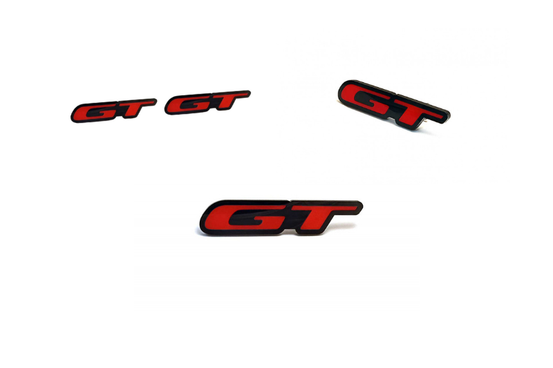 Dodge Emblem & Badges set with GT logo Dodge emblems decoinfabric