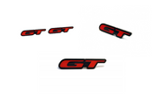 Dodge Emblem & Badges set with GT logo Dodge emblems decoinfabric