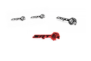 Jeep Emblem & Badges set with SRT Predator logo Jeep emblems decoinfabric