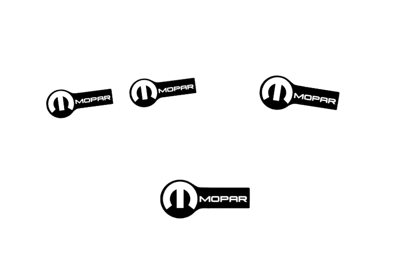 Chrysler Emblem & Badges set with Mopar logo (Type 6) Chrysler emblems decoinfabric