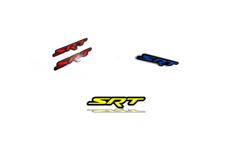 Chrysler Emblem & Badges set with SRT logo Chrysler emblems decoinfabric