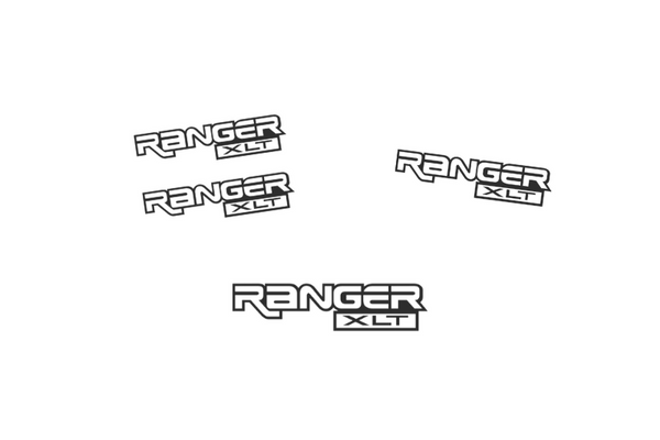 Ford Ranger Emblem & Badges set with Ranger XTL logo (Type 2)