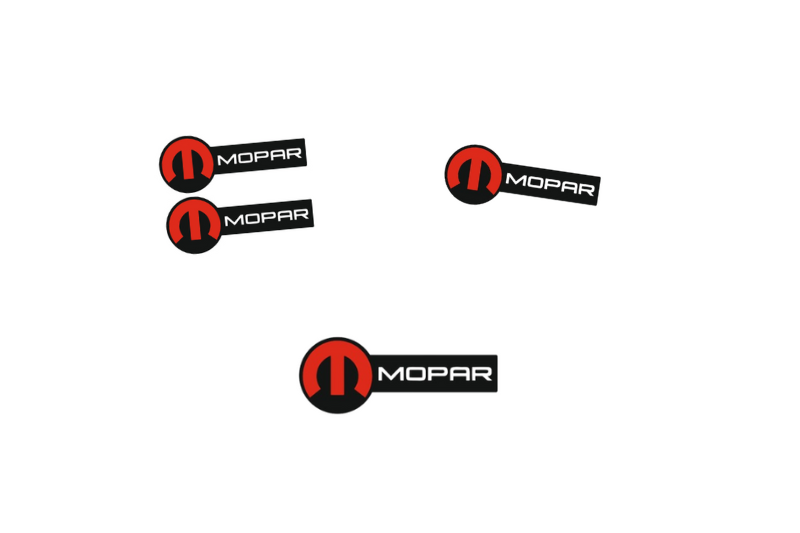 Dodge Emblem & Badges set with Mopar logo (Type 10)