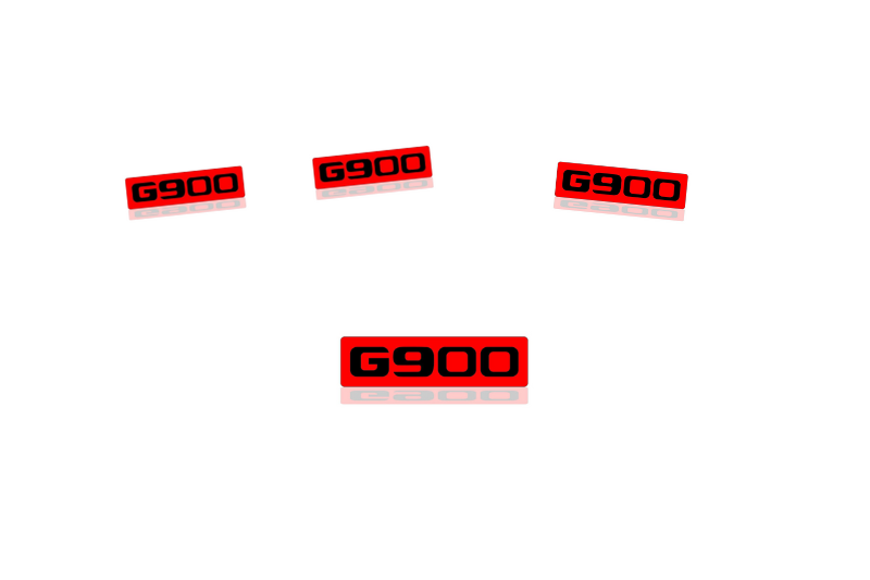 Mercedes G-Class Emblem & Badges set with G900 logo (Type 2) Mercedes emblems decoinfabric