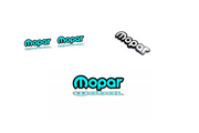 Jeep Emblem & Badges set with Mopar logo (Type 7) Jeep emblems decoinfabric