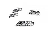 Chrysler Emblem & Badges set with 6.4L Hemi logo Chrysler emblems decoinfabric