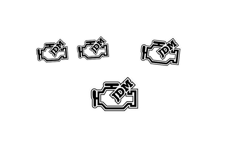 Toyota Emblem & Badges set with JDM logo (Type 4) Toyota emblems decoinfabric