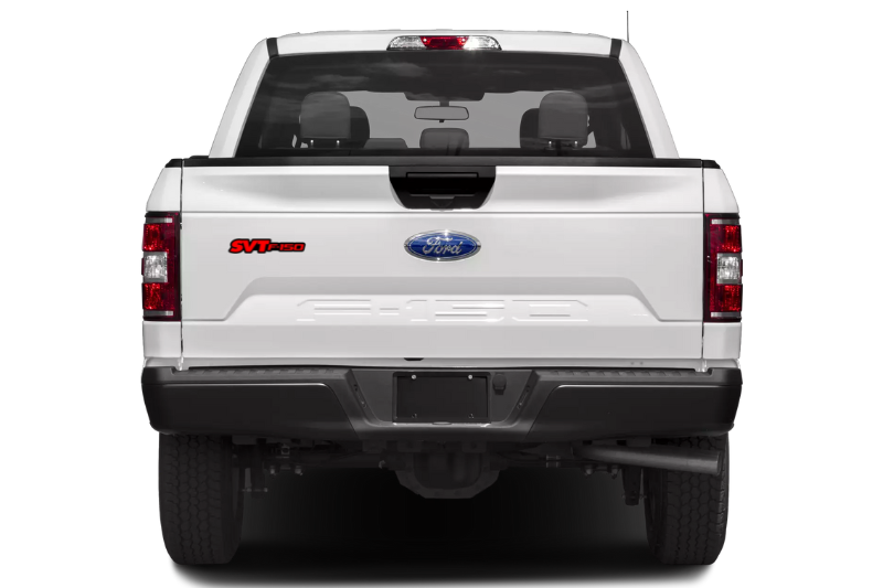 Ford F150 tailgate trunk rear emblem with SVT F150 logo Ford emblems decoinfabric