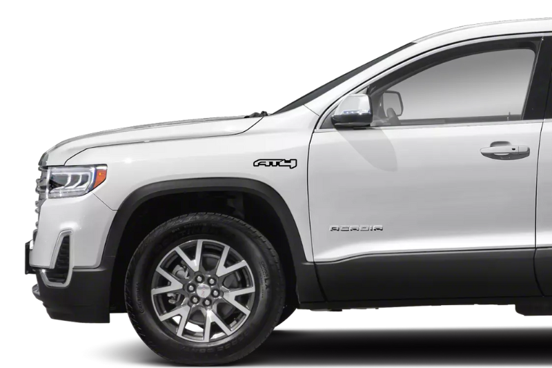 GMC Emblem & Badges set with AT4 logo GMC emblems decoinfabric