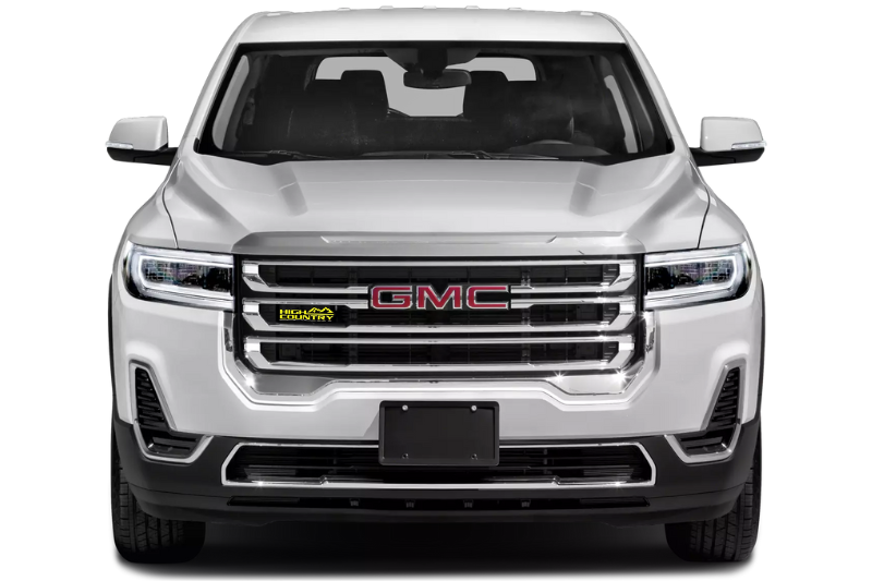 GMC Emblem & Badge Set - Grille and Tailgate High Country logo GMC emblems decoinfabric