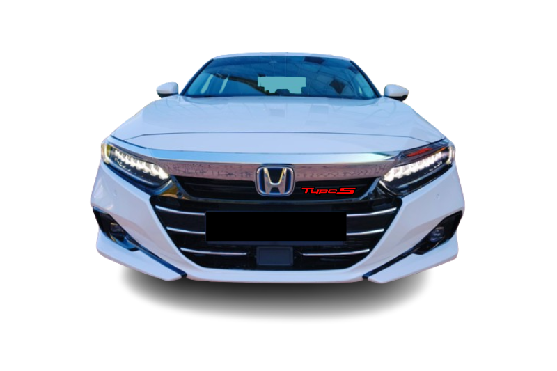 Honda Emblem & Badge Set - Grille and Tailgate Type S logo (Type 2) Honda emblems decoinfabric