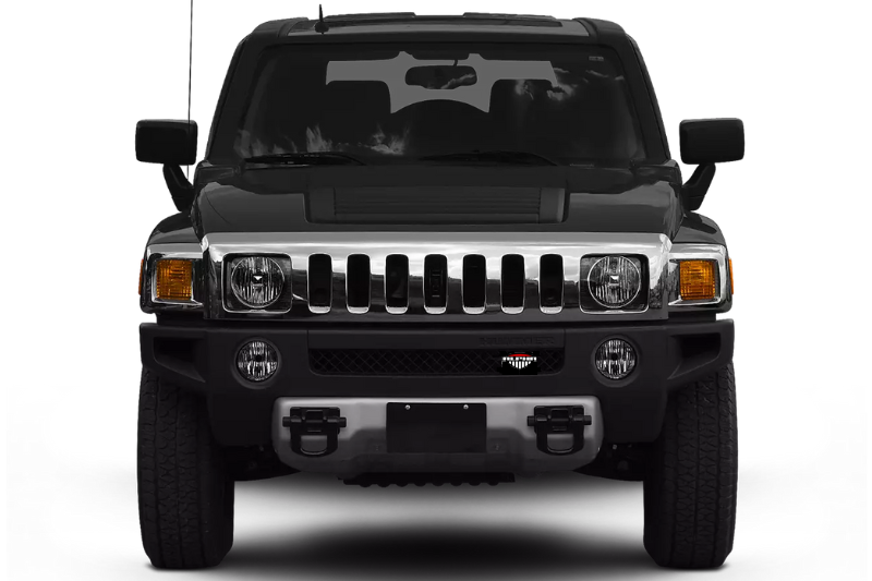 Hummer Emblem & Badge Set - Grille and Tailgate Alpha logo Hummer emblems decoinfabric