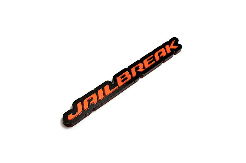 Dodge tailgate trunk rear emblem with Jailbreak logo