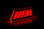 BMW Illuminated LED Radiator Grille Emblems and Badges with ///M (type 2) logo BMW Led Emblems decoinfabric