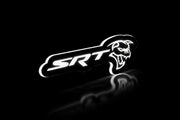 Dodge Illuminated LED Radiator Grille Emblems and Badges with SRT Ghoul logo Dodge Led emblems decoinfabric