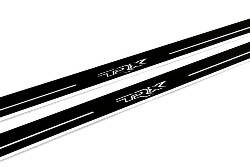 Dodge RAM V 2019+ Door Sill Led Plate With TRX Logo Dodge Led Door Sills opdesign
