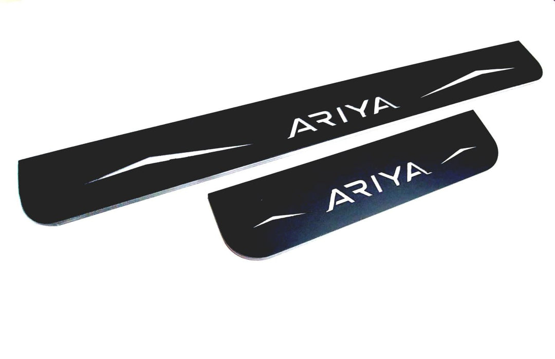 Nissan Ariya 2022+ LED Door Sills With Ariya Logo Nissan Led Door Sills opdesign