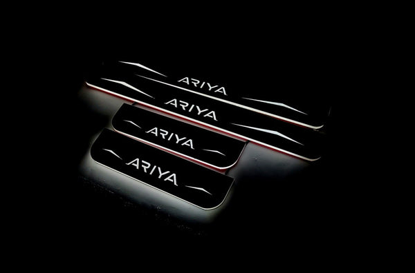 Nissan Ariya Door Sill Led Plate With Ariya Logo