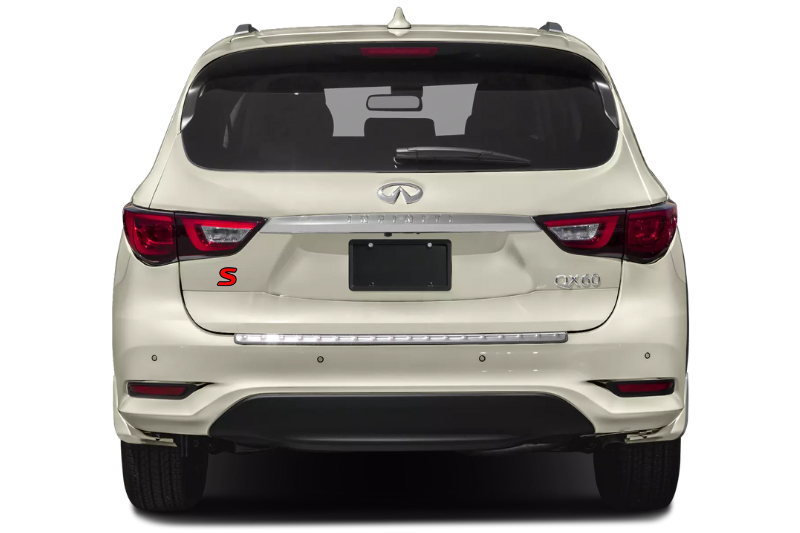 Infiniti Emblem & Badges set with Infiniti S logo Infiniti emblems decoinfabric