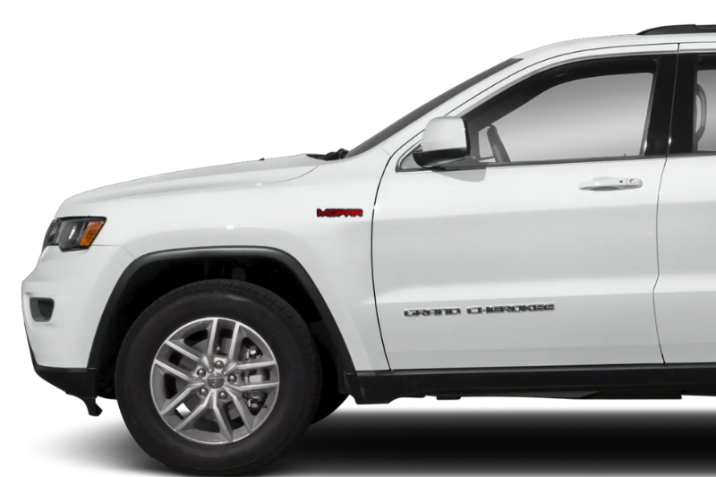 Jeep emblem for fenders with Mopar Blood logo Jeep emblems decoinfabric