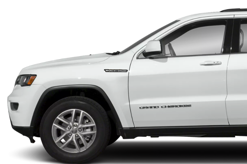 Jeep Emblem & Badges set with TrackHawk logo Jeep emblems decoinfabric