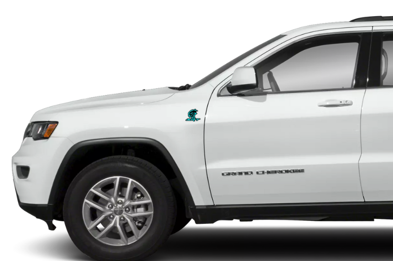 Jeep Emblem & Badges set with Hellcat + SRT logo Jeep emblems decoinfabric