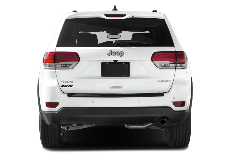 Jeep tailgate trunk rear emblem with 392 Fire logo