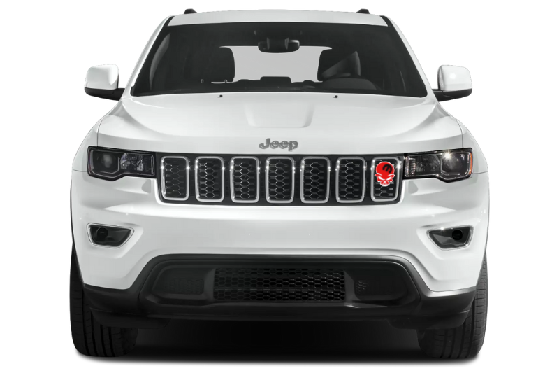 Jeep Emblem & Badge Set - Grille and Tailgate Mopar Skull logo (Type 6) Jeep emblems decoinfabric