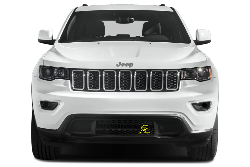 Jeep Emblem & Badge Set - Grille and Tailgate Hellhawk logo (Type 3) Jeep emblems decoinfabric