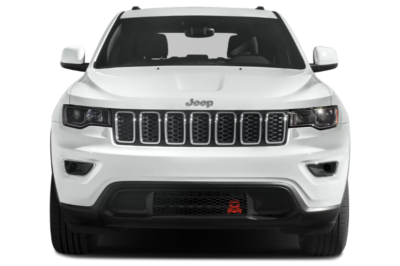 Jeep Emblem & Badge Set - Grille and Tailgate Mopar Hemi Piston Gas logo Jeep emblems decoinfabric BLACK