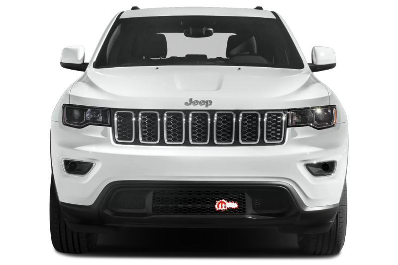 Jeep Emblem & Badge Set - Grille and Tailgate Mopar logo (Type 17) Jeep emblems decoinfabric