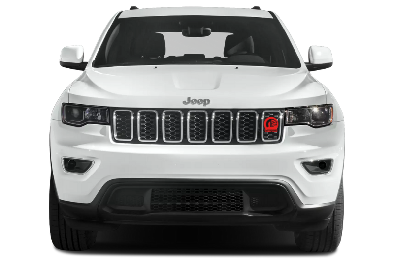 Jeep Emblem & Badge Set - Grille and Tailgate Mopar Hellcat logo (Type 2) Jeep emblems decoinfabric