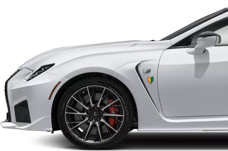 Lexus emblem for fenders with JDM logo Lexus emblems decoinfabric