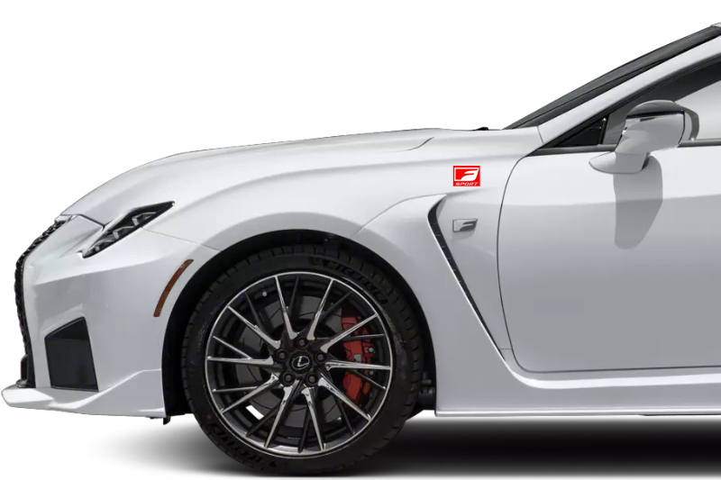 Lexus Emblem & Badges set with F Sport logo Lexus emblems decoinfabric