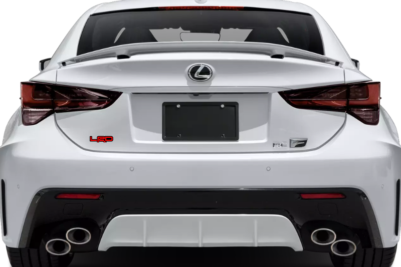 Lexus Emblem & Badges set with LRD logo (Type 2) Lexus emblems decoinfabric