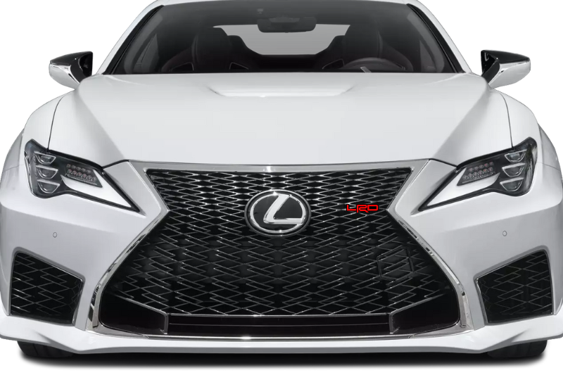 Lexus Emblem & Badge Set - Grille and Tailgate LRD logo (Type 2) Lexus emblems decoinfabric RED