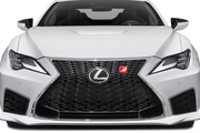Lexus Radiator grille emblem with F Sport logo Lexus emblems decoinfabric RED WHITE