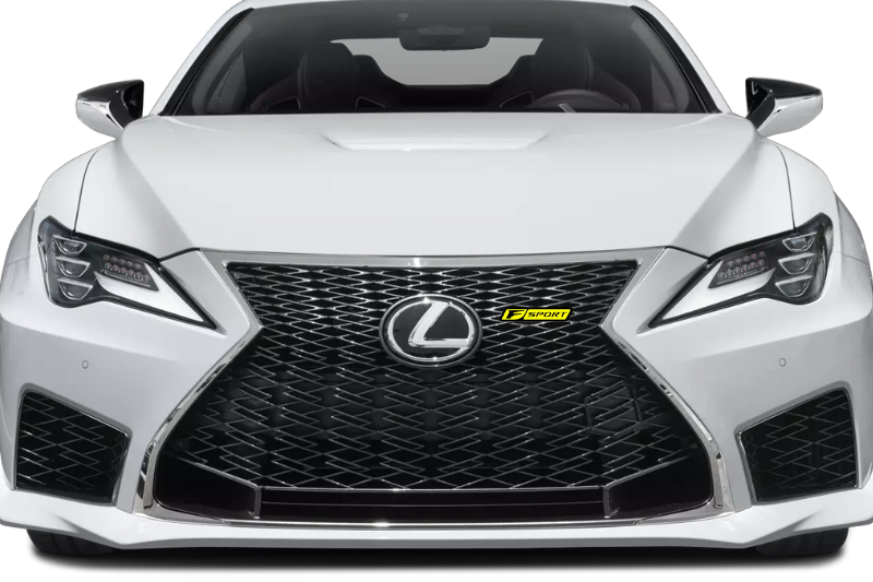 Lexus Radiator grille emblem with F Sport logo (Type 2) Lexus emblems decoinfabric