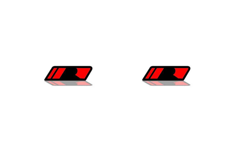 GMC Emblem & Badges set with Roush logo (Type 3) GMC emblems decoinfabric