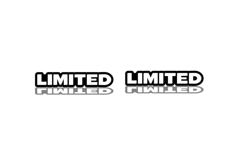 Car emblem badge for fenders with Limited logo Custom design emblems decoinfabric