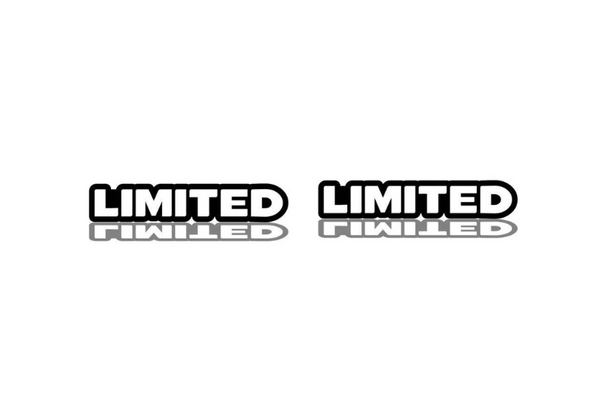 Car emblem badge for fenders with Limited logo