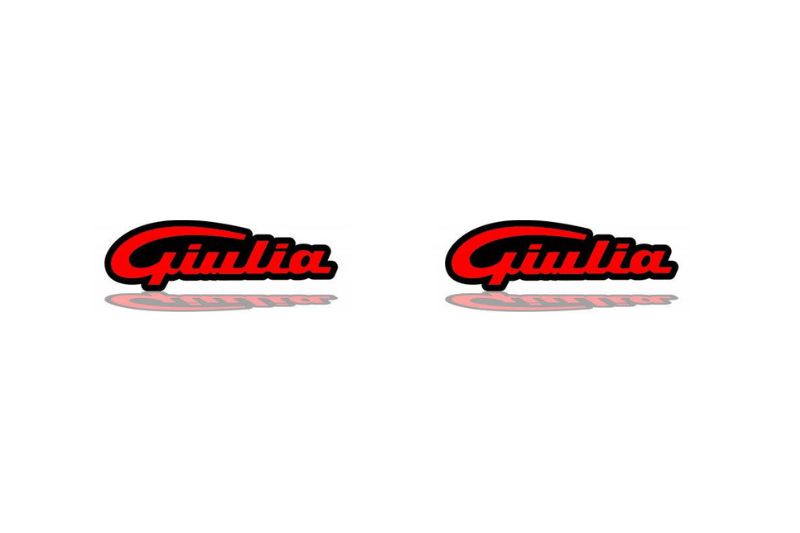 Alfa Romeo Emblem & Badges set with Giulia logo (Type 3)