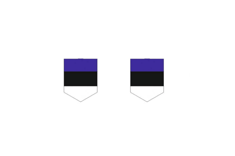 Emblem (badges) for fenders with Estonia logo