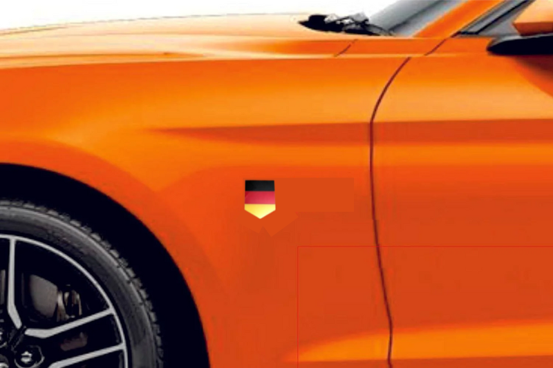 Emblem (badges) for fenders with Germany logo Custom design emblems decoinfabric