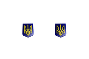 Emblem (badges) for fenders with Coat of arms of Ukraine logo Custom design emblems decoinfabric