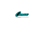Chevrolet Camaro tailgate trunk rear emblem with Camaro logo Chevrolet emblems decoinfabric