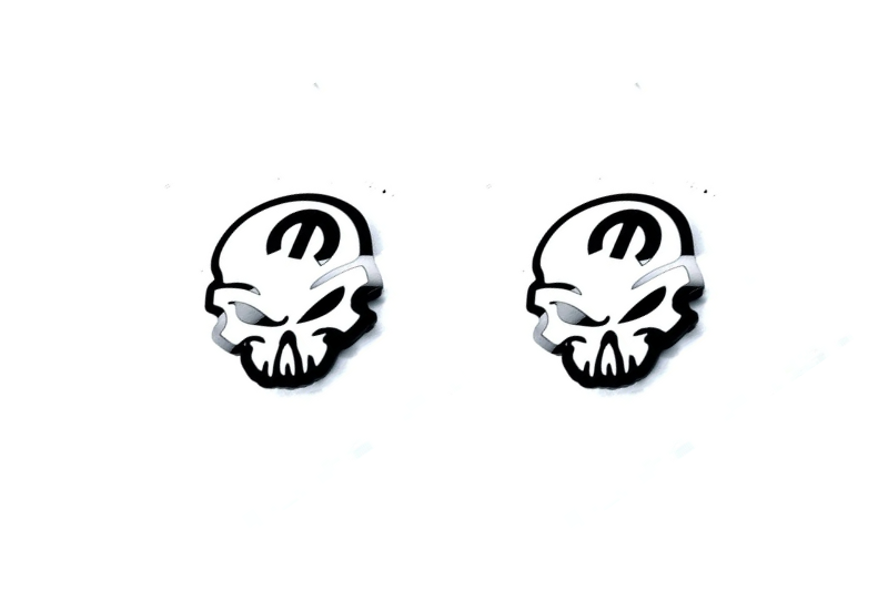 Chrysler Emblem & Badges set with Mopar Skull logo (Type 3)