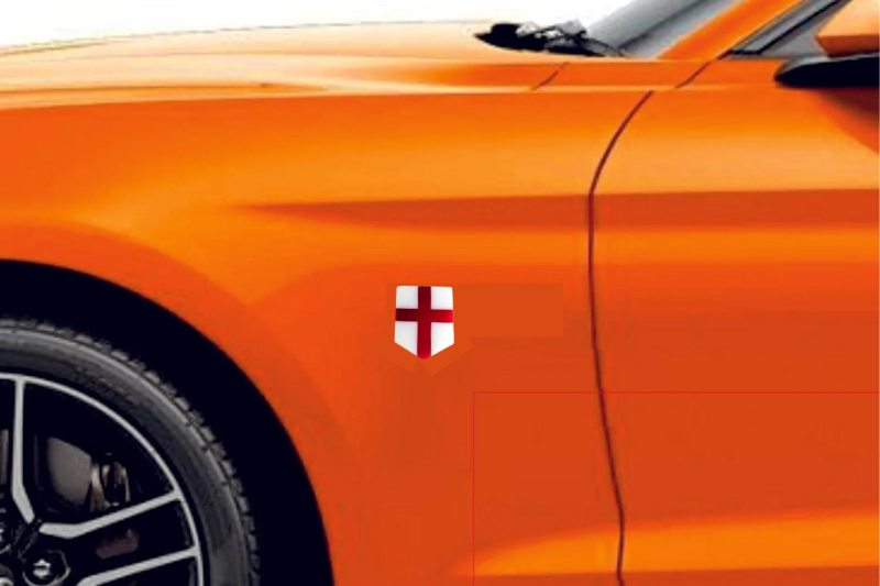 Emblem (badges) for fenders with England logo Custom design emblems decoinfabric