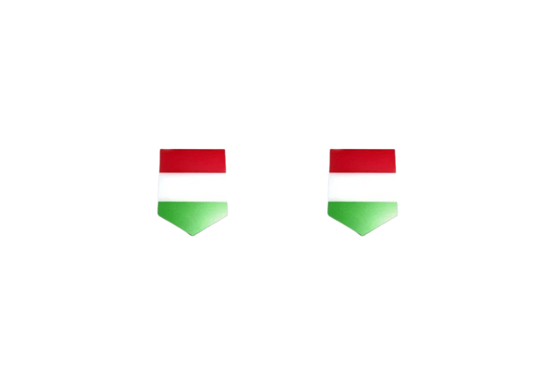 Emblem (badges) for fenders with Hungary logo Custom design emblems decoinfabric