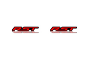Chevrolet emblem for fenders with RST logo Fender decoinfabric